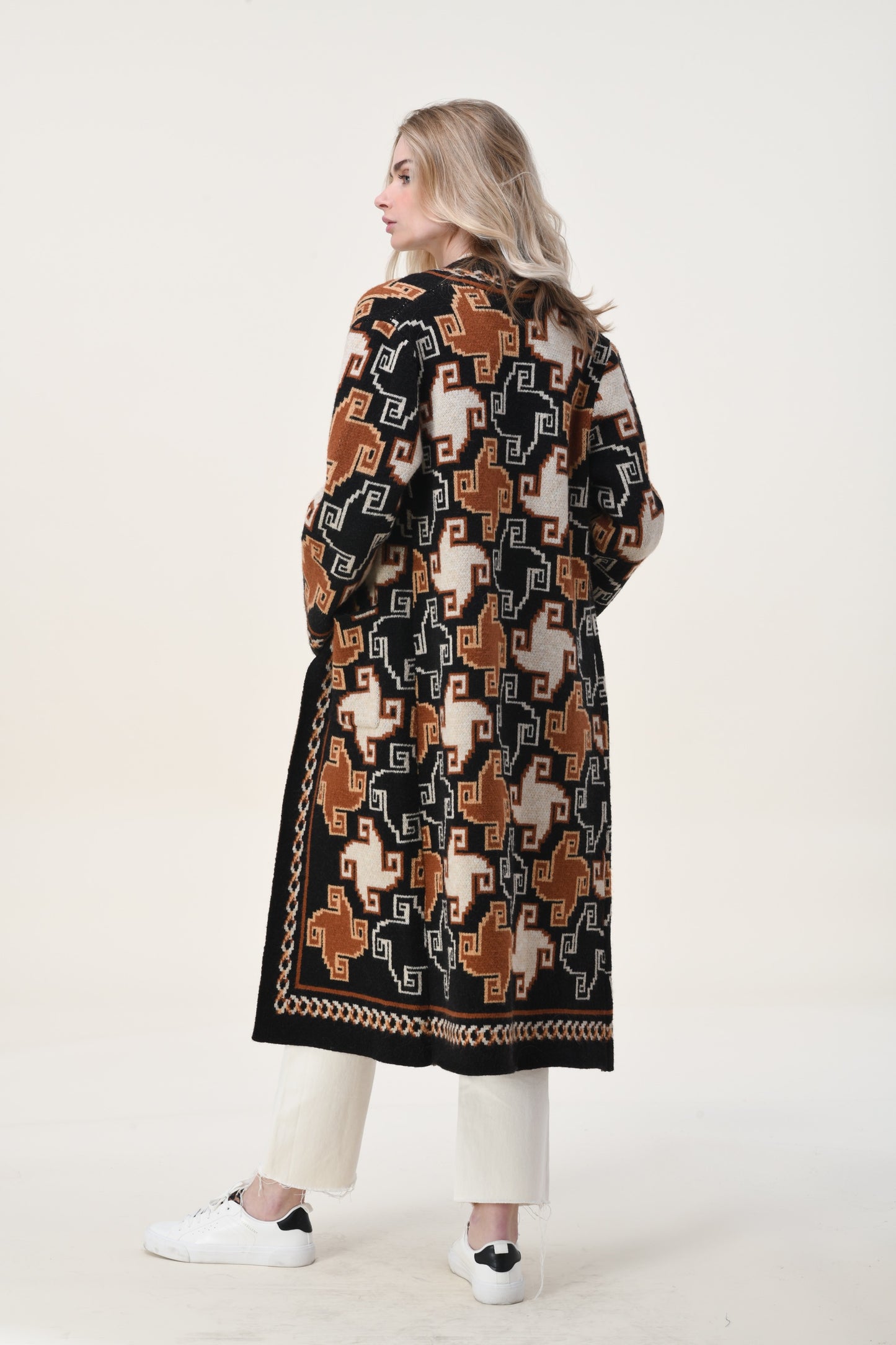 Shiloh Long Duster Ethnic Design